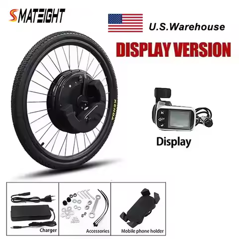 IMortor 3.0 Complete Electric Bike Conversion Kit with Battery, 350w Front Hub Motor 26inch Wheel fo