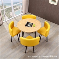 Negotiation Table Office Table Chair Meeting Guest Table Chair Nordic Small Round Table Shop Square 