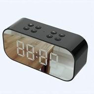 Hot Sale Portable Wireless Bluetooth Speaker Column Subwoofer Mic Sound Box LED Time Snooze Ala Clock for PC Laptop one