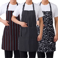 【Customized logo】Chef's apron hotel restaurant cafeteria work clothes dining apron coffee shop resta