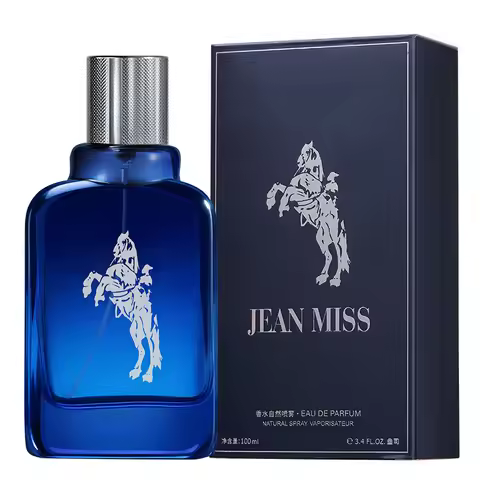 JEAN MISS POLO BLUE Perfume For Men Arabes Watery Fougere Eau De Parfum 100ml Designer Fragrance Ori