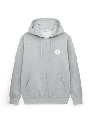 AIIZ เสื้อฮู้ดผู้ชายแบบซิปผ้าเฟรนช์เทอร์รี่ย์ โลโก้สิงห์ AIIZ Men’s Lion Logo Zipper Hoodie