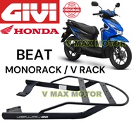Honda Beat Monorack 100% Original GIVI V RACK / Box Kaki / Tapak Box Givi Sesuai All Universal Box: 