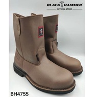 BLACK HAMMER MEN 4000 SERIES HIGH CUT SLIP ON LEATHER SAFETY SHOES BH4755