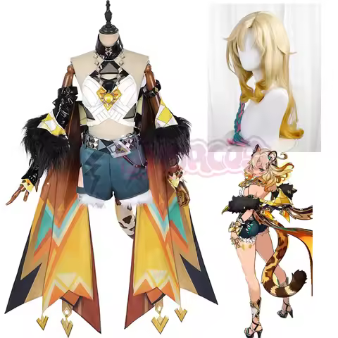 Anime Game Genshin Impact Cosplay Xilonen Costume Lolita Party Uniform Hallowen Play Role Clothes Cl