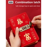 Save Money Large Capacity Mini Binder Savings Challenge/ Password Lock Cash Deposit Book Can Hold Ca