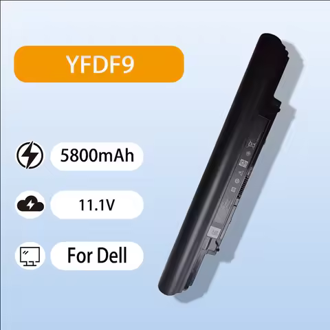 Rechargeable Laptop Battery YFDF9 For Dell Latitude E3340 E3350 V131 2nd Gen JR6XC 5800mAh 11.1V