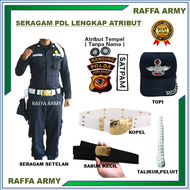 PROMO BAJU SERAGAM PDL SATPAM LENGKAP FULL SET ATRIBUT SETELAN BAJU PDL SECURITY TERBARU DINAS HARIA