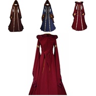 Vintage Wedding Womens Dress Gothic Hooded Renaissance Dress Victorian