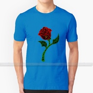 The Rose For Men Women T Shirt Print Top Tees 100% Cotton Cool T shirts 5xl 6xl rose red enchanted beauty and the beast beauty XS-6XL