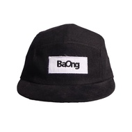 Camper HAT Black Topi 5 panel Distro BaOng Pria Hitam