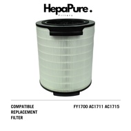Philips AC1711 AC1715 FY1700 Compatible Replacement Filter [HepaPure]