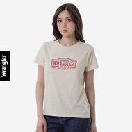 WRANGLER เสื้อยืดแขนสั้นผู้หญิง ทรง Regular รุ่น WR F325WTSSF06