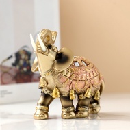 Southeast Asian Elephant Resin Crafts Glass Decoration Living Room Elephant Decoration ins Style Hom
