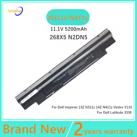 Laptop battery for Dell Inspiron N311z N411z Vostro V131 V131D V131R 268X5 312-1257 312-1258 H2XW1 H
