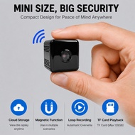 Lumivault X6D 480P Mini WiFi Security Camera 360° Rotating Base Indoor Home Surveillance Cam Motion 