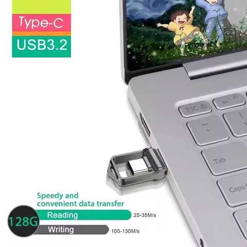 Xiaomi 2TB Metal USB Flash Drive USB 3.2 Type-C 2-In-1 High Speed Transfer Portable Waterproof U Dis