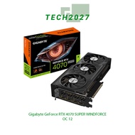 Gigabyte GeForce RTX 4070 SUPER WINDFORCE OC 12 Graphics Cards - GV-N407SWF3OC-12GD