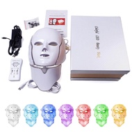 2024【FOREVER BEAUTY】 ORIGINAL Electric 7 Colors LED Light Photon Face Neck Mask Led Facial Mask Rejuvenation Skin Therapy Skin Wrinkles LED Mask Face Mask Machine Light Therapy Acne Mask Neck Beauty Led Light Treatment Skin Rejuvenation Beauty Device