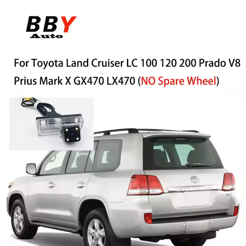 Fisheye Rear view Camera For Toyota Land Cruiser LC 100 120 200 Prado V8 Prius Mark X GX470 LX470 ba
