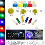 1PCS T5 T4.7 T4.2 T3 SMD Wedge Instrument Dashboard Car Meter LED Light Bulb y15zr ex5 meter bulb ak
