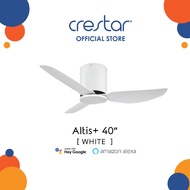 Crestar Altis+Plus (40inch) No Lights (Black / White / Walnut Wood / Maple Wood) Ceiling fans
