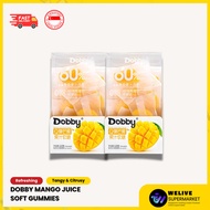Dobby Mango Juice Soft Gummies | 0% Fat Mango Candy | QQ Chewy Fruit Candy | Individually Wrapped | 