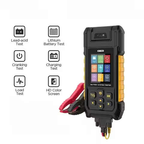 BT960 Car Battery Tester 6V 12V 24V 30 to 2000 CCA Analyzer 0-80V Tools Battery System Detecter