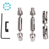 3Pcs Metal Drive Shaft CVD for  B16 B36  Q60 Q63 Q64 MN77 FY004 6WD 6X6 1/16 RC Car Upgrade Parts
