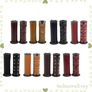 [TachiuwadaMY] Motorcycle PU Leather Handlebar Grip Cover Compatible with 22mm 7/8 Inch to 25mm 1 In