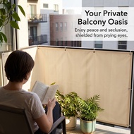 Balcony Privacy Screen Fabric - Waterproof & Anti- for Outdoor Spaces