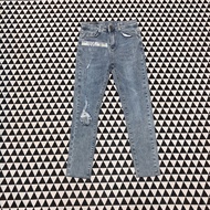 DJ101 silver wax women's jeans