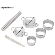 Dumplings Maker,7 Pack Stainless Steel Easy Pie Ravioli Empanadas  Mold,Pierogi Cutter Wrappers Past