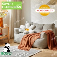 Double bean bag with filling lazy sofa tatami chair with fill option bean bag cover big bean bag cover cute bedroom female small family leisure balcony sofabobohouse 9IM7