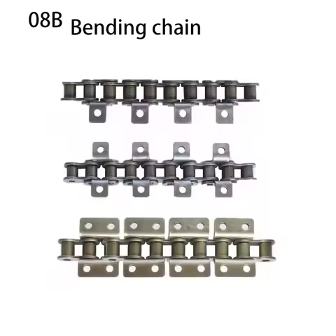 1.5M Length 08B Single Double Hole Drive Roller Chain Machine Transmission Conveyor Chain With Wings