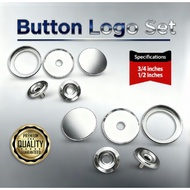 ID Button Logo Set For ID Lace (100pcs per pack) || 1/2 inches and 3/4 inches