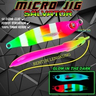 Salvator Metal Jig Fishing Bait 10gram 15gram 20gram Micro Jig Copy Exodus Killer CNC Molding Materi