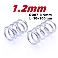 【WDY】d1.2mm SUS304 outer diameter 7-8-9mm length 10-150mm pressure spring