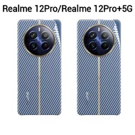 Realme C65 4G/Realme 12+5G/Realme12 5G/Realme 12X 5G/Realme 12Pro Plus(พร้อมส่งในไทย)ฟิล์มหลังเคฟล่า