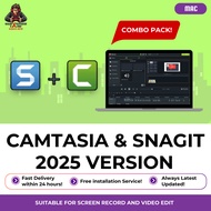 [ForMacOnly] Camtasia Snagit 2025 Version Premium Full Version Video Editor Screen Record