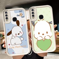 Soft Casing for VIVO Y19 Y30 Y30i Y17 Y93 Y95 Y12 Y50 Y15 Y91 Z1 Pro V9 Y91C White Q6 Pochacco