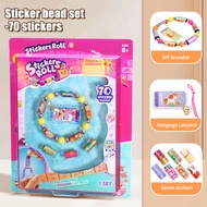 Halloween Girl 70-320PCS Stickers Hand Made For Kids DIY Bracelets Bead Kit Children Arts Craft Educ