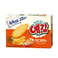 【韓國好麗友】預感香烤洋芋片204g-起司口味(非油炸) 