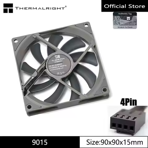 Thermalright TL-9015 9cm ultra-thin fan hydraulic bearing 9cm 4pin PWM 2700rpm chassis fan
