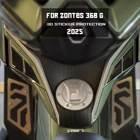 For Zontes 368 G 2025 Fuel Tank Pad 368g Accessories Motorcycle Fuel Tank Area Protection 3D Gel Sti