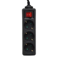 790. Krisbow 3 and 4 Socket Kf-b-03kp - Black