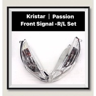 MODENAS KRISTAR FRONT SIGNAL ASSY (R/L) // SAMA PASSION 125 FRONT WINKER ASSY LAMP LAMPU SIGNAL DEPA