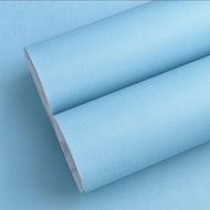 Plain Wall Paper Lightbiru 8m to 9m x 45cm