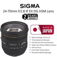 SIGMA 24-70MM F/2.8 IF EX DG HSM LENS FOR CANON NIKON ORIGINAL (2 YEARS WARRANTY) CANON EOS DSLR NIK