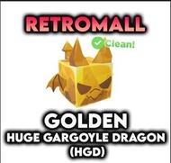 Golden Huge Gargoyle Dragon HGD (Pet Simulator X)